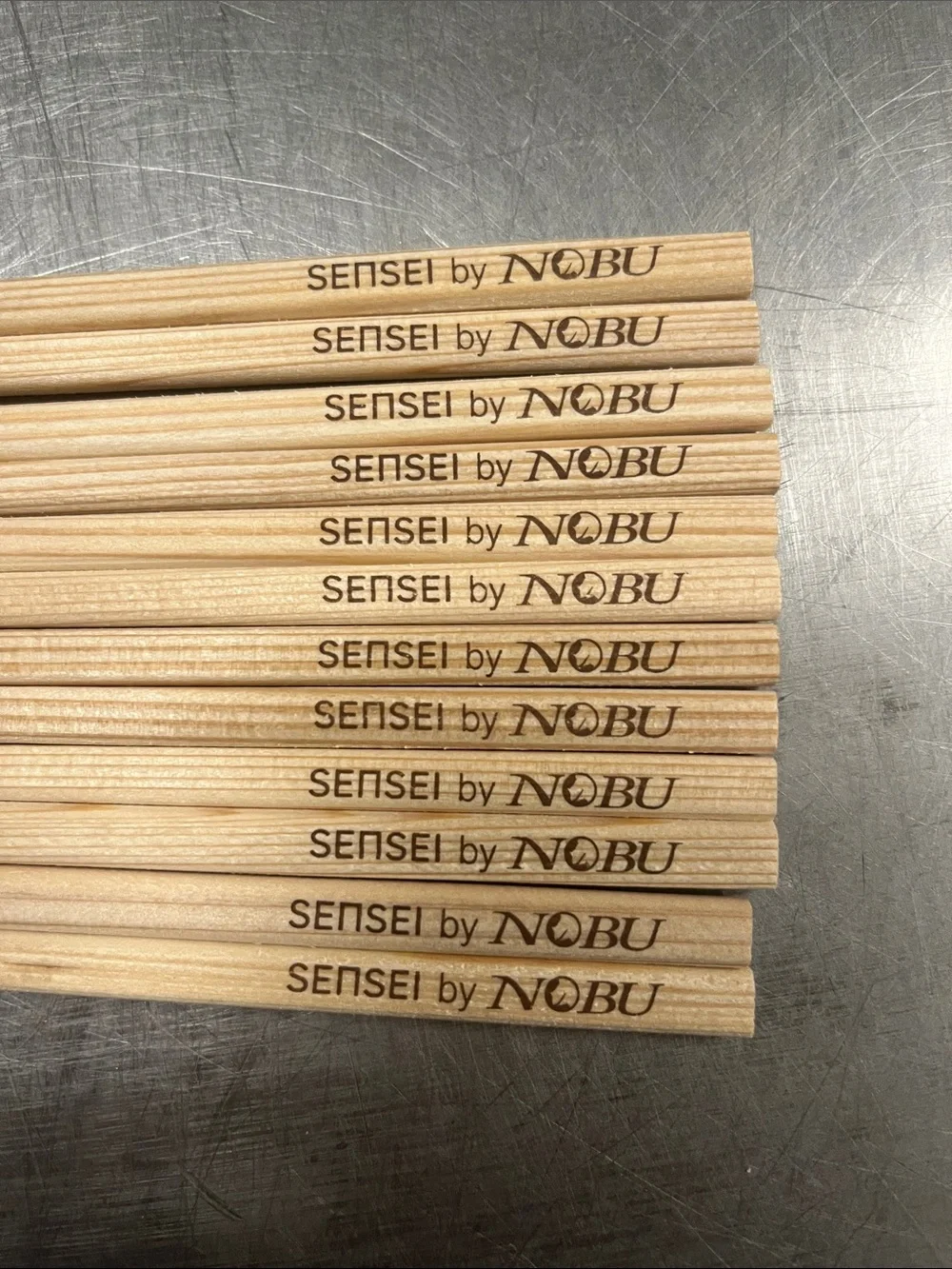 Sensei by Nobu Bamboo Chopsticks - six pair
